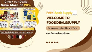 Restaurant Supply Store Near Me | Food Deals Supply