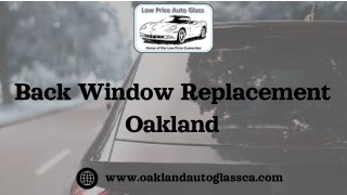 Back Window Replacement Oakland