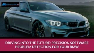 Driving into the Future Precision Software Problem Detection for Your BMW
