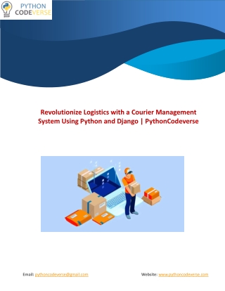 Complete Courier Management System Using Python Django for Seamless Delivery