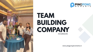 Team Building Company in Gurgaon - Pingpong Moments