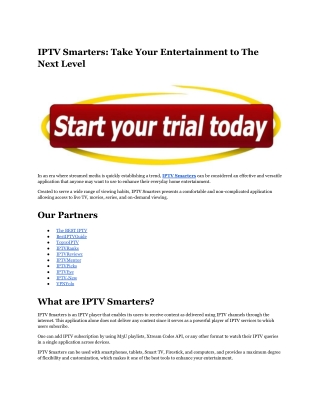 What is the number 1 rated IPTV?