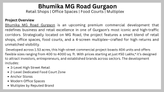 Bhumika MG road