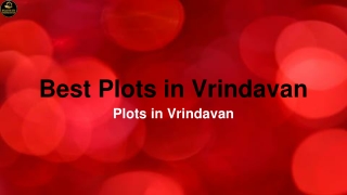 Best Plots in Vrindavan