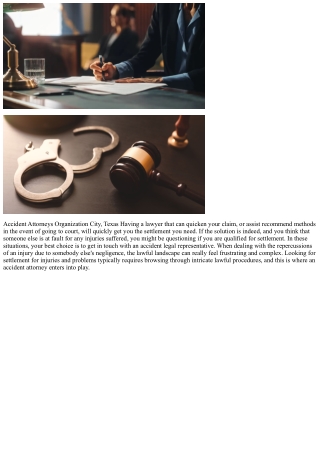 Personal Injury Lawyers League City, Texas