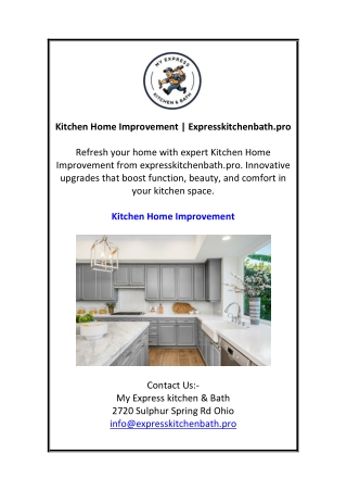Kitchen Home Improvement | Expresskitchenbath.pro