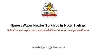 Expert Water Heater Services in Holly Springs