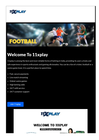 Level Up Your Gaming Adventure with 11xplay: India’s Premium Betting & Casino Hu