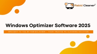 Rabid Cleaner - Windows Optimizer Software 2025