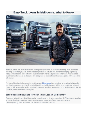 Commercial Car Loan in Sydney