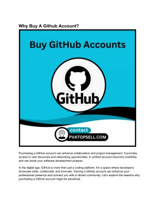 How To Choose A Reliable Github Accounts Seller