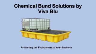 Chemical Bund Solutions by Viva Blu