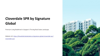 Cloverdale-SPR-by-Signature-Global