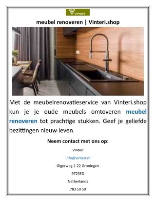 meubel renoveren  Vinteri.shop