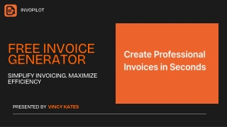 InvoPilot - Free Invoice Generator | Create an Invoice Online