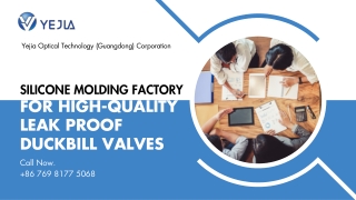 Silicone Molding Factory for High-Quality Leak Proof Duckbill Valves