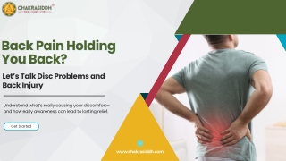 Top Holistic Remedies for Disc Problems and Back Injury