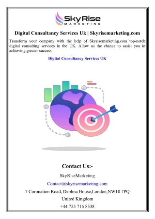 Digital Consultancy Services Uk | Skyrisemarketing.com