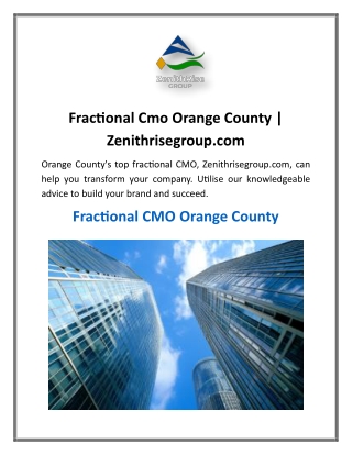 Fractional Cmo Orange County