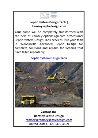 Septic System Design Tank Ramseysepticdesign.com