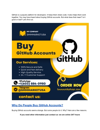 Where can I buy an aged GitHub account_2025