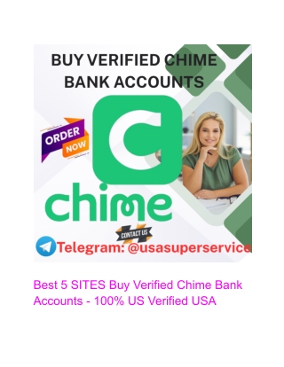 Best 5 SITES Buy Verified Chime Bank Accounts - 100% US Verified USA