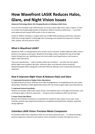 How Wavefront LASIK Reduces Halos, Glare, and Night Vision Issues.docx (1)