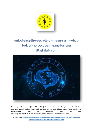 unlocking-the-secrets-of-meen-rashi-what-todays-horoscope-means-for-you |Rashita