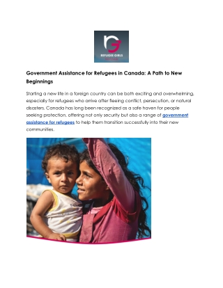 Helping Refugees Thrive in Canada