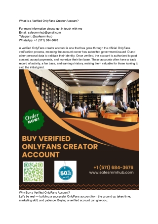 What Is a Verified OnlyFans Creator Account