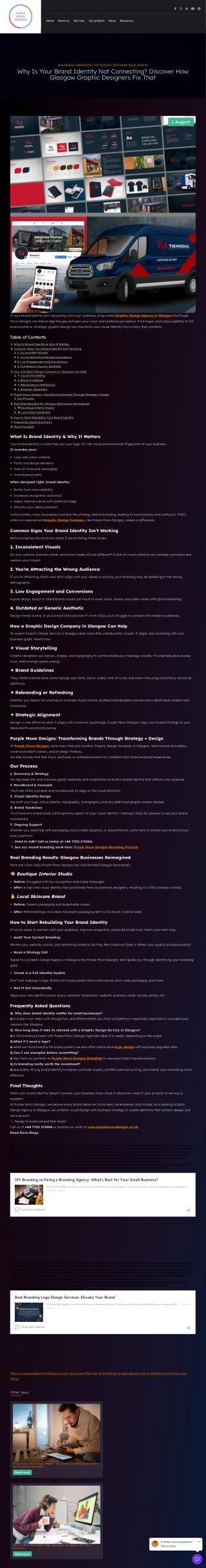 Why Your Brand Identity Isn't Connecting  Glasgow Designers' Fix