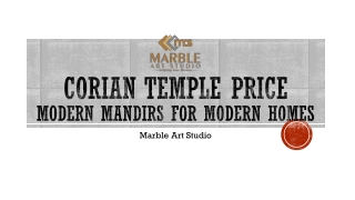 Corian Temple Price in India | Latest Designs & Customization Guide (2025)