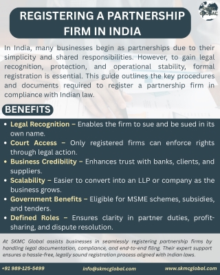 Registering a Partnership Firm in India