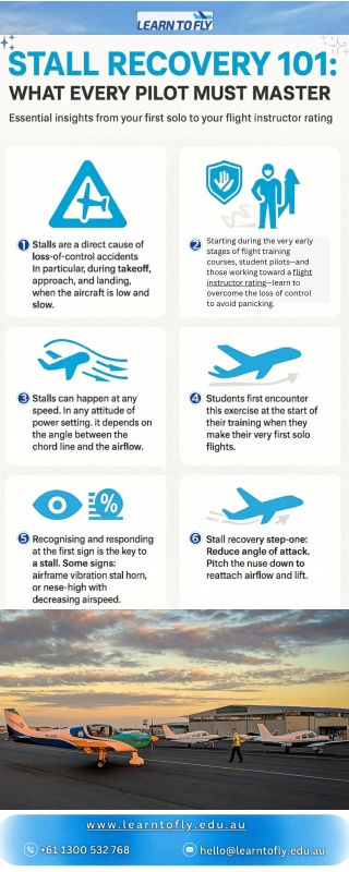 Stall Recovery 101: What Every Pilot Must Master