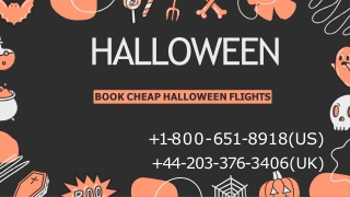 1-800-651-8918How to Book Cheap Flights for Halloween 2025flights?