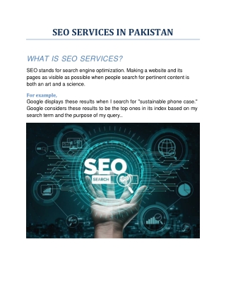 SEO SERVICES