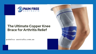 The Ultimate Copper Knee Brace for Arthritis Relief
