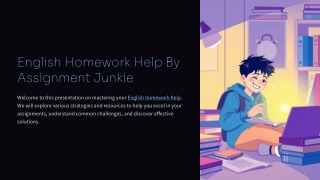 Expert English Homework Help for Students of All Academic Levels
