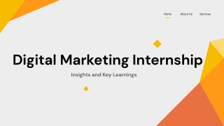 Digital Marketing Internship