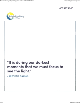 Welcome to Inlight Psychiatry _ Your Partner in Mental Wellness