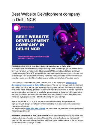 Best Website Development company in Delhi NCR (1)