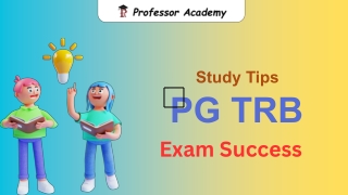 Study Tips For PG TRB Exam Success