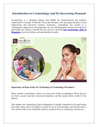 Introduction to Cosmetology and Its Increasing Demand