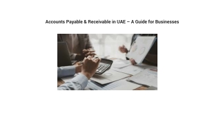 Accounts Payable & Receivable in UAE – A Guide for Businesses