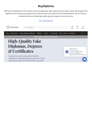 BuyDiploma