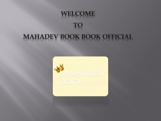 MAHADEV ID | MAHADEVBOOK