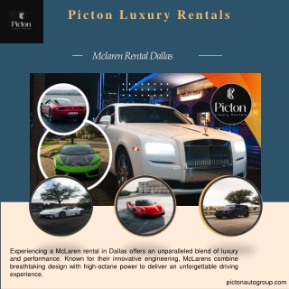 Mclaren Rental Dallas