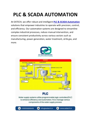 PLC & SCADA AUTOMATION