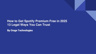 How to Get Spotify Premium Free in 2025 13 Legal Ways You Can Trust