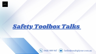 Safety Toolbox Talks | Training Videos | Software to Make Training Videos